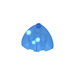 Brick Round Corner 3 x 3 x 2 Dome Top #88293 Brick Round Corner 3 x 3 x 2 Dome Top #88293 - 150-Trans Dark Blue Lego Block Sets Alternative