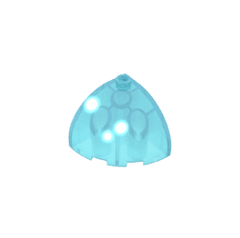 Brick Round Corner 3 x 3 x 2 Dome Top #88293 Brick Round Corner 3 x 3 x 2 Dome Top #88293 - 152-Trans Light Blue Lego Block Sets Alternative