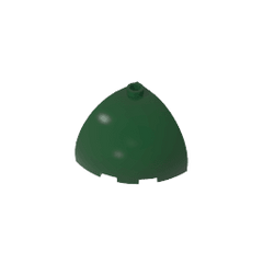 Brick Round Corner 3 x 3 x 2 Dome Top #88293 Brick Round Corner 3 x 3 x 2 Dome Top #88293 - 47-Dark Green Lego Block Sets Alternative