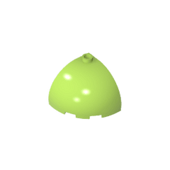 Brick Round Corner 3 x 3 x 2 Dome Top #88293 Brick Round Corner 3 x 3 x 2 Dome Top #88293 - 42-Lime Lego Block Sets Alternative