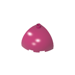 Brick Round Corner 3 x 3 x 2 Dome Top #88293 Brick Round Corner 3 x 3 x 2 Dome Top #88293 - 13-Magenta Lego Block Sets Alternative