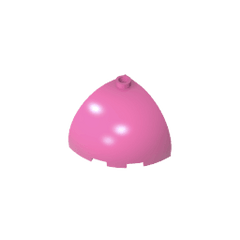 Brick Round Corner 3 x 3 x 2 Dome Top #88293 Brick Round Corner 3 x 3 x 2 Dome Top #88293 - 12-Dark Pink Lego Block Sets Alternative