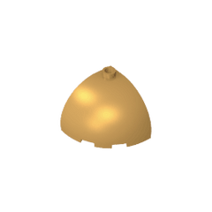 Brick Round Corner 3 x 3 x 2 Dome Top #88293 Brick Round Corner 3 x 3 x 2 Dome Top #88293 - 35-Pearl Gold Lego Block Sets Alternative
