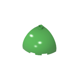 Brick Round Corner 3 x 3 x 2 Dome Top #88293 Brick Round Corner 3 x 3 x 2 Dome Top #88293 - 43-Bright Green Lego Block Sets Alternative
