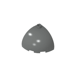 Brick Round Corner 3 x 3 x 2 Dome Top #88293 Brick Round Corner 3 x 3 x 2 Dome Top #88293 - 72-Dark Bluish Gray Lego Block Sets Alternative