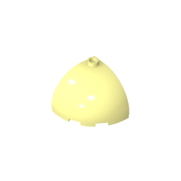 Brick Round Corner 3 x 3 x 2 Dome Top #88293 Brick Round Corner 3 x 3 x 2 Dome Top #88293 - 33-Bright Light Yellow Lego Block Sets Alternative