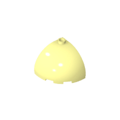 Brick Round Corner 3 x 3 x 2 Dome Top #88293 Brick Round Corner 3 x 3 x 2 Dome Top #88293 - 33-Bright Light Yellow Lego Block Sets Alternative