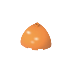 Brick Round Corner 3 x 3 x 2 Dome Top #88293 Brick Round Corner 3 x 3 x 2 Dome Top #88293 - 21-Orange Lego Block Sets Alternative