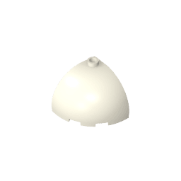Brick Round Corner 3 x 3 x 2 Dome Top #88293 Brick Round Corner 3 x 3 x 2 Dome Top #88293 - 90-White Lego Block Sets Alternative