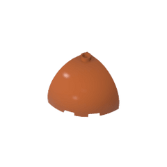 Brick Round Corner 3 x 3 x 2 Dome Top #88293 Brick Round Corner 3 x 3 x 2 Dome Top #88293 - 83-Dark Orange Lego Block Sets Alternative
