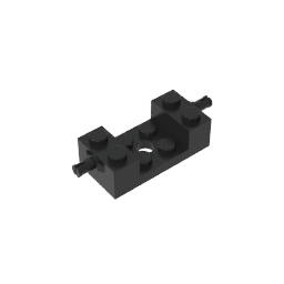 Brick Special 2 x 4 with Wheels Holder, Single Slit with 2 x 2 Cutout #18892 Brick Special 2 x 4 with Wheels Holder, Single Slit with 2 x 2 Cutout #18892 - 80-Black Lego Block Sets Alternative