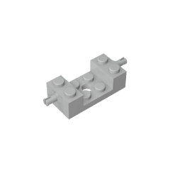 Brick Special 2 x 4 with Wheels Holder, Single Slit with 2 x 2 Cutout #18892 Brick Special 2 x 4 with Wheels Holder, Single Slit with 2 x 2 Cutout #18892 - 71-Light Bluish Gray Lego Block Sets Alternative