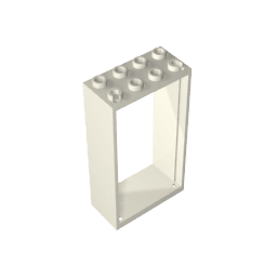 Door Frame 2 x 4 x 6 #60599 Door Frame 2 x 4 x 6 #60599 - 90-White Lego Block Sets Alternative