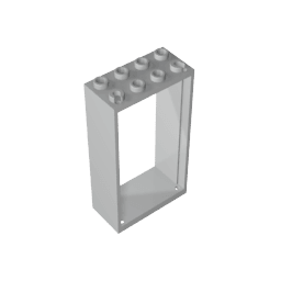 Door Frame 2 x 4 x 6 #60599 Door Frame 2 x 4 x 6 #60599 - 71-Light Bluish Gray Lego Block Sets Alternative