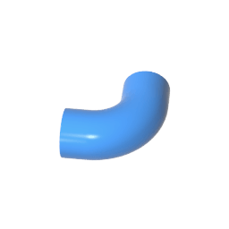 Brick Round 1 x 1 diameter Tube with 90 Degree Elbow(2 x 2 x 1) and Axle Holes(Crossholes) at each end #25214 Brick Round 1 x 1 diameter Tube with 90 Degree Elbow(2 x 2 x 1) and Axle Holes(Crossholes) at each end #25214 - 51-Dark Azure Lego Block Sets Alternative