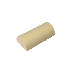 Brick Curved 2 x 4 No Studs, Curved Top #6192 Brick Curved 2 x 4 No Studs, Curved Top #6192 - 31-Tan Lego Block Sets Alternative