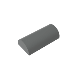 Brick Curved 2 x 4 No Studs, Curved Top #6192 Brick Curved 2 x 4 No Studs, Curved Top #6192 - 72-Dark Bluish Gray Lego Block Sets Alternative