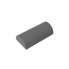 Brick Curved 2 x 4 No Studs, Curved Top #6192 Brick Curved 2 x 4 No Studs, Curved Top #6192 - 72-Dark Bluish Gray Lego Block Sets Alternative
