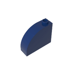 Brick Curved 1 x 3 x 2 #33243 Brick Curved 1 x 3 x 2 #33243 - 55-Dark Blue Lego Block Sets Alternative