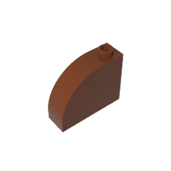 Brick Curved 1 x 3 x 2 #33243 Brick Curved 1 x 3 x 2 #33243 - 81-Reddish Brown Lego Block Sets Alternative