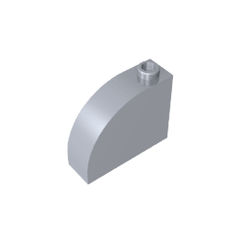 Brick Curved 1 x 3 x 2 #33243 Brick Curved 1 x 3 x 2 #33243 - 73-Flat Silver Lego Block Sets Alternative