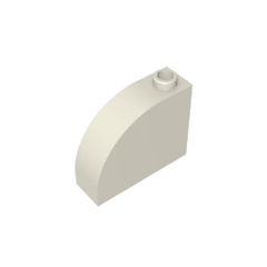 Brick Curved 1 x 3 x 2 #33243 Brick Curved 1 x 3 x 2 #33243 - 90-White Lego Block Sets Alternative
