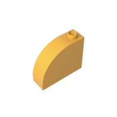 Brick Curved 1 x 3 x 2 #33243 Brick Curved 1 x 3 x 2 #33243 - 36-Bright Light Orange Lego Block Sets Alternative