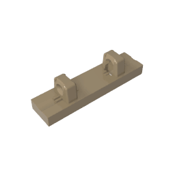 Hinge Tile 1 x 4 Locking Dual 1 Fingers on Top [4 Locking Ridges] #95120 Hinge Tile 1 x 4 Locking Dual 1 Fingers on Top [4 Locking Ridges] #95120 - 34-Dark Tan Lego Block Sets Alternative