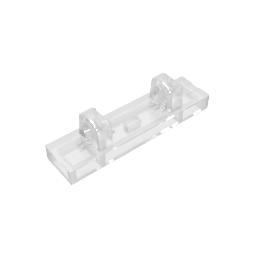 Hinge Tile 1 x 4 Locking Dual 1 Fingers on Top [4 Locking Ridges] #95120 Hinge Tile 1 x 4 Locking Dual 1 Fingers on Top [4 Locking Ridges] #95120 - 180-Trans Clear Lego Block Sets Alternative