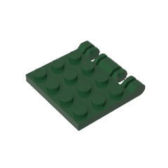 Hinge Plate 3 x 4 Locking Dual 2 Finger #44570 Hinge Plate 3 x 4 Locking Dual 2 Finger #44570 - 47-Dark Green Lego Block Sets Alternative