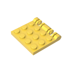 Hinge Plate 3 x 4 Locking Dual 2 Finger #44570 Hinge Plate 3 x 4 Locking Dual 2 Finger #44570 - 30-Yellow Lego Block Sets Alternative