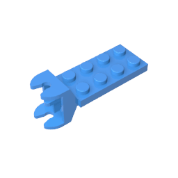 Hinge Plate 2 x 4 with Articulated Joint – Female #3640 Hinge Plate 2 x 4 with Articulated Joint – Female #3640 - 51-Dark Azure Lego Block Sets Alternative
