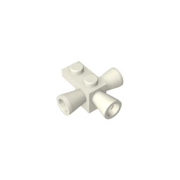 Brick Special 1 x 1 with 3 Loudspeakers / Space Positioning Rockets #3963 Brick Special 1 x 1 with 3 Loudspeakers / Space Positioning Rockets #3963 - 90-White Lego Block Sets Alternative