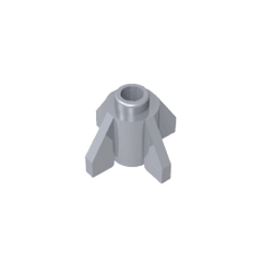 Brick Round 1 x 1 with Fins, Open Stud #4588 Brick Round 1 x 1 with Fins, Open Stud #4588 - 73-Flat Silver Lego Block Sets Alternative