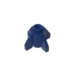 Brick Round 1 x 1 with Fins, Open Stud #4588 Brick Round 1 x 1 with Fins, Open Stud #4588 - 55-Dark Blue Lego Block Sets Alternative
