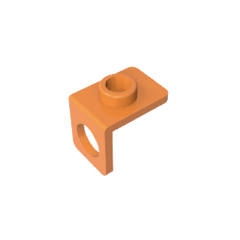 Minifig Neckwear Bracket [One Stud] #42446 Minifig Neckwear Bracket [One Stud] #42446 - 21-Orange Lego Block Sets Alternative