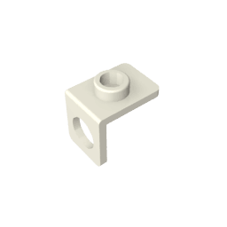 Minifig Neckwear Bracket [One Stud] #42446 Minifig Neckwear Bracket [One Stud] #42446 - 90-White Lego Block Sets Alternative