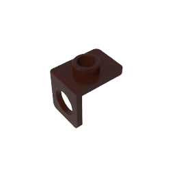 Minifig Neckwear Bracket [One Stud] #42446 Minifig Neckwear Bracket [One Stud] #42446 - 82-Dark Brown Lego Block Sets Alternative