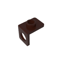 Minifig Neckwear Bracket [One Stud] #42446 Minifig Neckwear Bracket [One Stud] #42446 - 82-Dark Brown Lego Block Sets Alternative