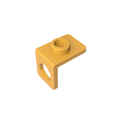 Minifig Neckwear Bracket [One Stud] #42446 Minifig Neckwear Bracket [One Stud] #42446 - 36-Bright Light Orange Lego Block Sets Alternative