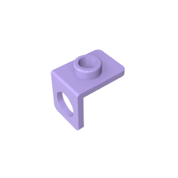 Minifig Neckwear Bracket [One Stud] #42446 Minifig Neckwear Bracket [One Stud] #42446 - 63-Lavender Lego Block Sets Alternative