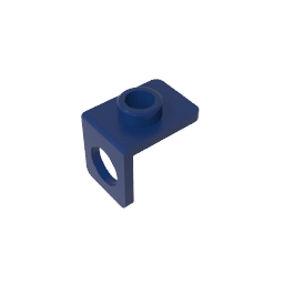 Minifig Neckwear Bracket [One Stud] #42446 Minifig Neckwear Bracket [One Stud] #42446 - 55-Dark Blue Lego Block Sets Alternative