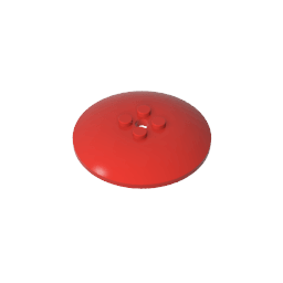 Dish 6 x 6 Inverted (Radar) with Hollow Studs #44375 Dish 6 x 6 Inverted (Radar) with Hollow Studs #44375 - 10-Red Lego Block Sets Alternative