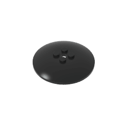 Dish 6 x 6 Inverted (Radar) with Hollow Studs #44375 Dish 6 x 6 Inverted (Radar) with Hollow Studs #44375 - 80-Black Lego Block Sets Alternative