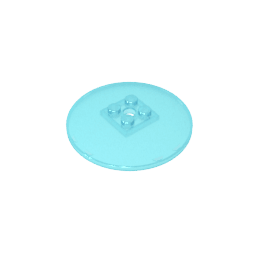 Dish 6 x 6 Inverted (Radar) with Hollow Studs #44375 Dish 6 x 6 Inverted (Radar) with Hollow Studs #44375 - 152-Trans Light Blue Lego Block Sets Alternative
