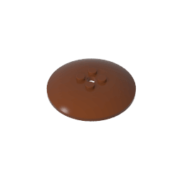 Dish 6 x 6 Inverted (Radar) with Hollow Studs #44375 Dish 6 x 6 Inverted (Radar) with Hollow Studs #44375 - 81-Reddish Brown Lego Block Sets Alternative