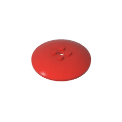 Dish 6 x 6 Inverted (Radar) with Hollow Studs #44375 Dish 6 x 6 Inverted (Radar) with Hollow Studs #44375 - 10-Red Lego Block Sets Alternative