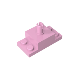 Brick Special 2 x 2 with Top Pin and 1 x 2 Side Plates #30592 Brick Special 2 x 2 with Top Pin and 1 x 2 Side Plates #30592 - 11-Bright Pink Lego Block Sets Alternative