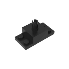 Brick Special 2 x 2 with Top Pin and 1 x 2 Side Plates #30592 Brick Special 2 x 2 with Top Pin and 1 x 2 Side Plates #30592 - 80-Black Lego Block Sets Alternative