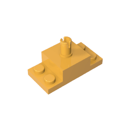 Brick Special 2 x 2 with Top Pin and 1 x 2 Side Plates #30592 Brick Special 2 x 2 with Top Pin and 1 x 2 Side Plates #30592 - 36-Bright Light Orange Lego Block Sets Alternative